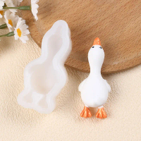 【DR】Lying Duck Cake Mold DIY Silicone Chocolate Cartoon Dessert Baking