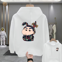 Crayon Shin chan Clothing Harajuku Printed Adult Zipper Fashion Casual Hoodie