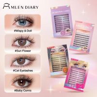 พร้อมส่งจากไทย MLEN DIARY Lazy Lashes ขนตาปลอมแบบช่อ ติดง่าย เบาสบายตา ไม่ระคายเคือง