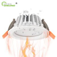 10pcs/pack Outdoor Downlight led Spot IP65 Fire Rated Lamp 5W 7W 9W Die- Cast Design for sauna steam bath kitchen bathroom eaves