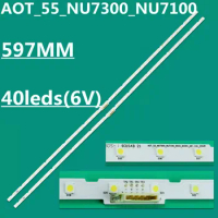 50PCS LED Strip For AOT_55_NU7300_NU7100 STS550AU9 UE55NU6025 UE55NU7020 UE55NU7023 UE55NU7090 UE55NU7092 UE55NU7099 UE55NU7100
