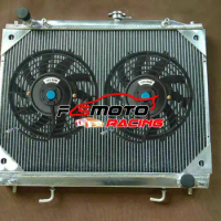 Aluminum Radiator For Mitsubishi Pajero NM NP NS NT 3.5L 3.8L V6 24V GDi V65/V75 AT/MT 2000-2009 &amp; OR With FAN