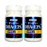 【Suntory 三得利】魚油DHA&amp;EPAx2瓶(共240顆)