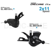 SHIMANO DEORE M5100 2x11 Speed Shifters Groupset include SL-M5100-L SL-M5100-R Shift Lever 2x10/11-speed Origi Original