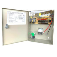 Promosi Hebat DAHUA Analog CCTV UPS 9Ch DC 12V 10A Back Up Power Supply Metal Box C/W 12VDC 7.0Ah Ba