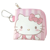 小禮堂 Hello Kitty 皮質方型零錢包附鎖扣 (粉大頭款)