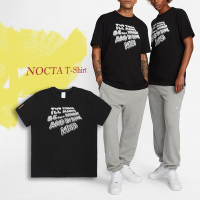 Nike 短袖 NOCTA Tee 短T 男款 黑 純棉 上衣 文字 DO2837-010