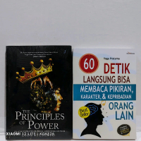 Paket 2 Buku Motivasi Bestseller The Principles Of Power + 60 Detik Lansung Bisa Membaca Pikiran, Ka