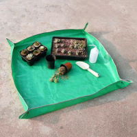Plant Planting Operation Mat Foldable Waterproof Cover Gardening Potting Soil Horticulture Succulent Pad Garden