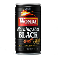 WONDA早安黑咖啡185ML【愛買】