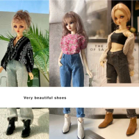 D04-B306 Children handmade toy BJD/SD doll shoes 1/3 1/4 IP Cowboy boot 1pair