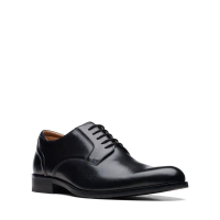 【Clarks】典藏英倫素面紳士鞋(黑色)-UK 7.5