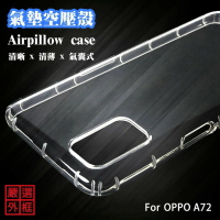 【嚴選外框】 OPPO A72 空壓殼 透明殼 防摔殼 透明 二防 防撞 軟殼