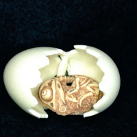 1/35 Scale Unpainted Resin Figure Dragon egg GK figure
