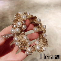 【Hera 赫拉】炫彩珊瑚礁珍珠水鑽髮圈 H112121903 (髮圈HRE11)