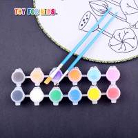 12 x 3ml Acrylic paint pigment art Painting drawing DIY Wall painting Canvas Paper Ceramic Stone Pai