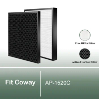 Replacement True HEPA and Carbon Filter for Coway AP-1520C air purifier