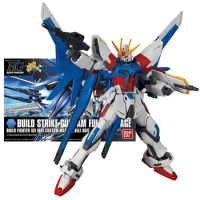 Bandai Figure Gundam Model Kit Anime Figures HGBF Blild Strike Full Package Mobile Suit Gunpla Action Figure Toys For Boys
