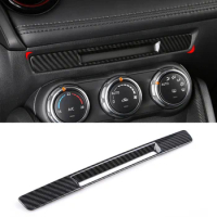 For Mazda CX-3 2015 2016 2017 2018 Accessories ABS Carbon Fibre Auto Interior Dashboard Cover Strip Trim Decoration Car Styling