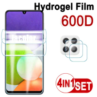4 IN1 Soft Hydrogel Film For Samsung Galaxy A22 A52 A52s 5G 4G Gel Screen Protector Samsun Galaxi A 52 S 52S 22 5 4 G Not Glass