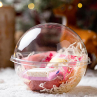 慕斯球透明圓球型生日蛋糕盒子商用網紅聖誕節水晶星球甜品包裝盒