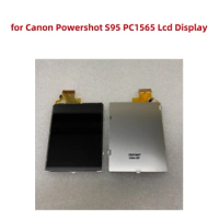 Alideao-New LCD Screen Display for Canon Powershot S95 PC1565 with Backlight Outer Glass Camera Replacement Part