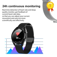 IP68 Waterproof Man stainless steel metal Smart Watch ecg Watch 24h Heart Rate Monitor Fitness Tracker Smart Band Sport watch
