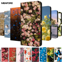 Leather Wallet Cover For Samsung Galaxy S21 S22 S23 Plus Ultra Case Flip Stand Book Magnetic Case For Galaxy S23+ S23Plus S21FE