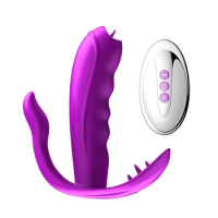 Remote Control Heating Licking Tongue Vibrating Panties G Spot Clitoral Vibrator Stimulator For Women