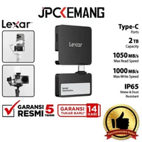 JPC KEMANG Lexar Portable SSD 1TB / 2TB Professional Go with Hub USB Type-C SL400 Lexar External SSD