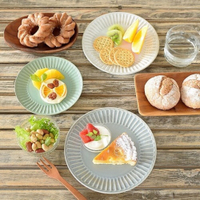 日本製 美濃燒菊花盤子 18.5cm 咖啡廳餐具 水果盤 蛋糕盤 陶瓷 盤子 盤 下午茶點心盤 餐盤 餐具