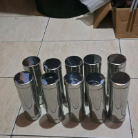 10 pcs cetakan galantin/rolade,hamburger ukuran 5×15cm bahan stenlis yebsl 0.3mm
