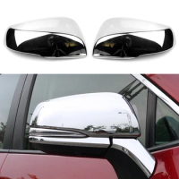 Car Styling Accessories Rearview Mirror Cover Trim Sticker Exterior Decorations For Toyota Corolla Cross 2022 2023 Chrome