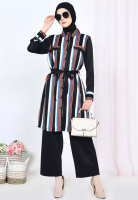 EPC Eddy P Chandra EPC Tunik Vanessa - Orange Blue