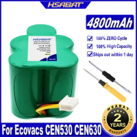 HSABAT TBD 71 4800mAh Cleaner Battery for Ecovacs deebot TBD 71 deebot 710 720 730 760 Ecovacs CEN530 CEN630 CEN680 Batteries