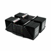 PowerBlock PRO 100 EXP 可調重及加重包膠啞鈴 PowerBlock PRO 100 EXP 可調重及加重包膠啞鈴 5-40磅, 2件裝 - TPU 握把