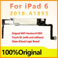 32/128/256GB 2018 2017 2019 9.7/10.2inch Logic Board Original A1822 A2197 A1893 For Ipad 5/6/7 generation Mainboard Clean iCloud
