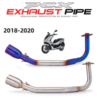 Suitable for Honda 2018-2020 PCX Elbow 51mm PCX 150/160 motorcycle exhaust modification