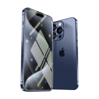 【Etoconn】iPhone 15 Plus/15 ProMax 抗藍光護眼耐衝擊鋼化玻璃保護貼(日本材質/高透光/疏油疏水)
