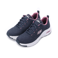 SKECHERS ARCH FIT 綁帶運動鞋 深藍粉紅 149713NVPK 女鞋