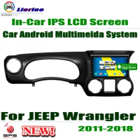 For Jeep Wrangler 2011-2018 10.1" HD 1080P IPS LCD Screen Android 8 Core Car Radio BT 3G/4G WIFI AUX USB GPS Navi Multimedia