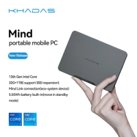 Khadas Mind Mini PC Intel Core i7 Mobile Tiny PC Gamer Computer with 32G/1TB Pocket Size Windows11 for Seamless Move Home Office