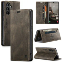 New For Samsung Galaxy A34 5G Case Flip Leather Phone Cover For Samsung Galaxy A34 5G Case Luxury Magnetic Flip Wallet Coque