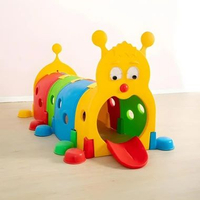 Mainan Terowongan Mini Plastic Tunnel Anak H2302 Bermain Playground Kuning
