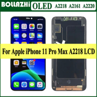 100% Tested 6.5'' OLED LCD For Apple iPhone 11 Pro Max LCD Display A2218 Screen Touch Screen Digitizer Replacement Assembly