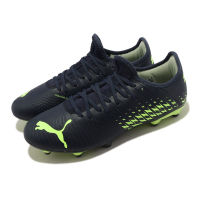 Puma 足球鞋 Future Z 4 4 FG AG 男鞋 黑藍 螢光綠 包覆 支撐 運動鞋 10700501
