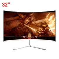 32 inch IPS LCD Curved Screen Monitor Gamer 1920*1080p HD Gaming Displays Computer Monitors for Desktop HDMI Monitors PC 75hz