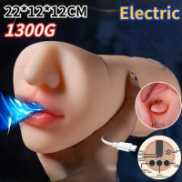 1139 Electric Oral Sex Product Toy Physical Doll Sex Automatic Aircraft Cup Throat Model Masturbation Device Insertable Male
