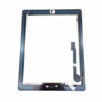 HOYU factory price touch screen replacement for ipad 4 and for iPad3 touch with home button assembly