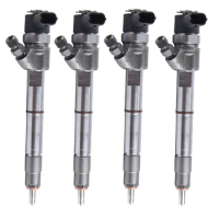 4PCS 0445110677 New Diesel Fuel Injector for Mercedes C E S Class 2.2 2.7CDI